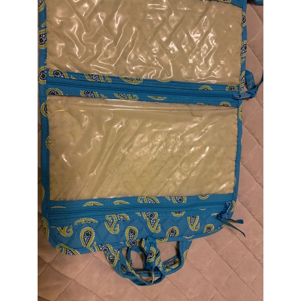 Vera Bradley Hanging Travel Organizer Cosmetic Bermuda Blue